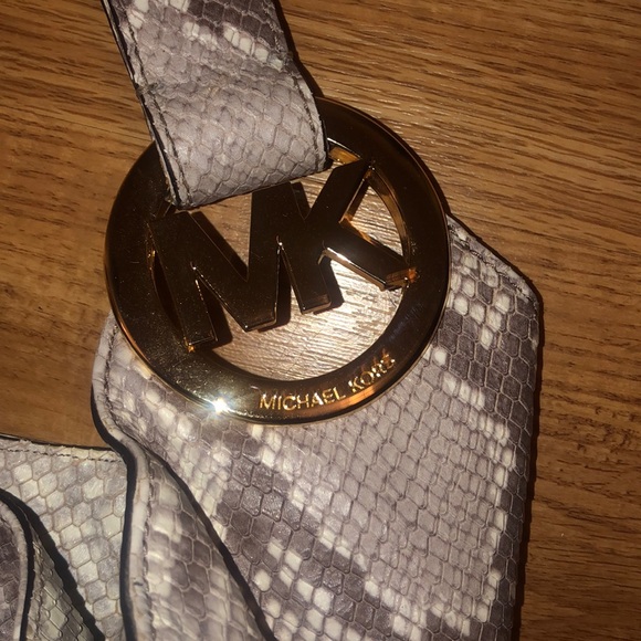 💎MICHAEL Kors 💎 🐍 Snake Pattern Hobo 💎Pre❤️’d - Picture 6 of 8